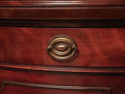 Drexel Mahogany 2 Glass Curved Door 1 Drawer Lower Doors  China Cabinet