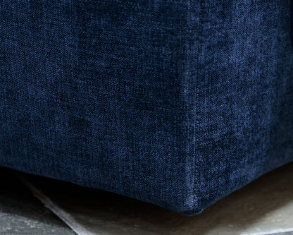 Leggett & Platt Blue Upholstered Swivel Accent Chair