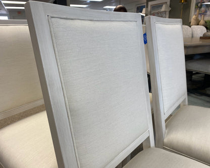 Set of 4 Gat Creek Logan Dining Chairs in Maple with Parchment Finish