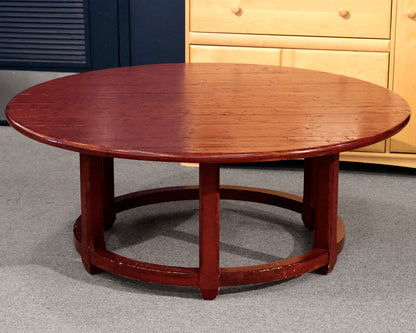 Bob Timberlake Red "Grist Mill" Cocktail Table