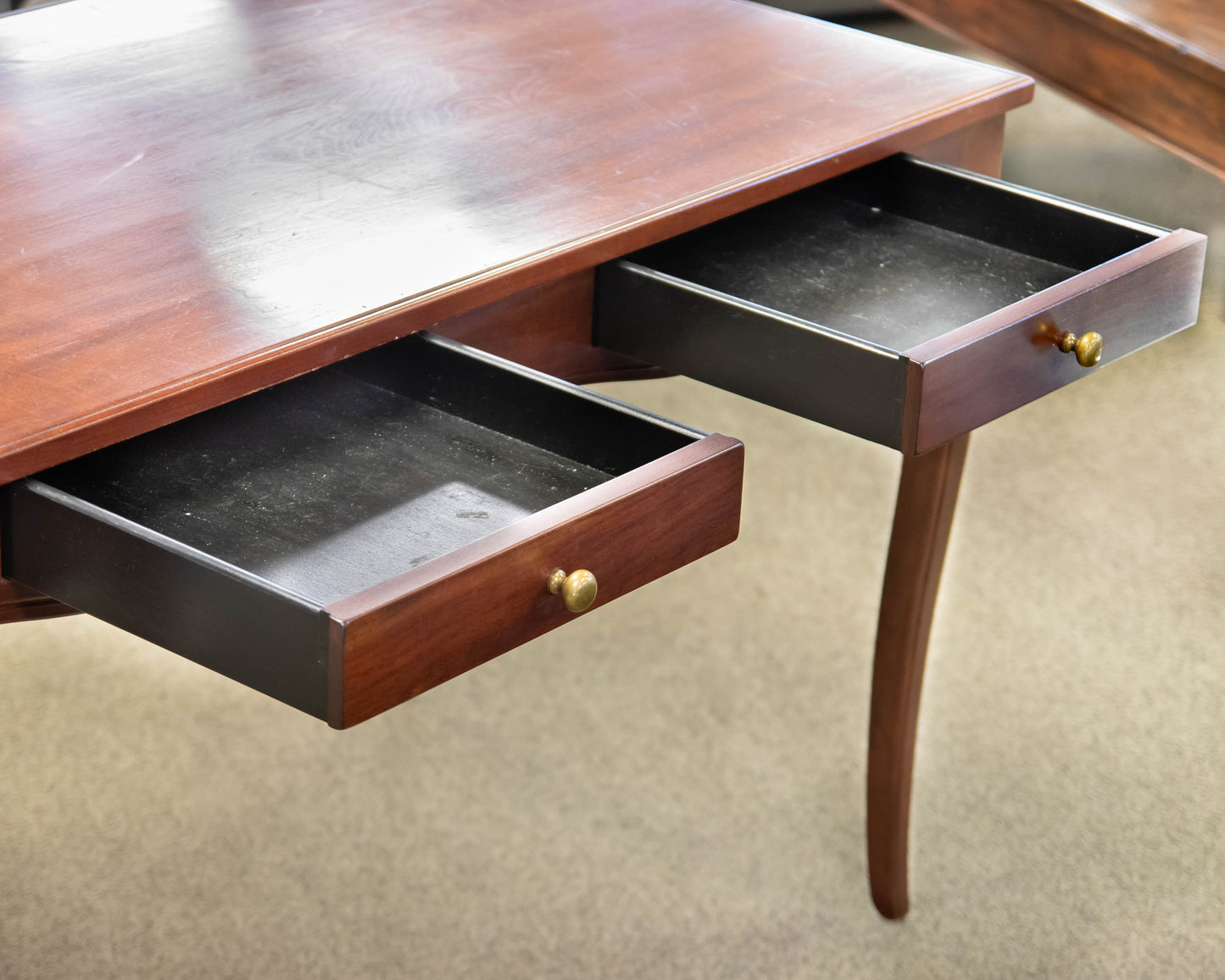 Wright Talbot Company French Provincial 2 Drawer Writting Desk
