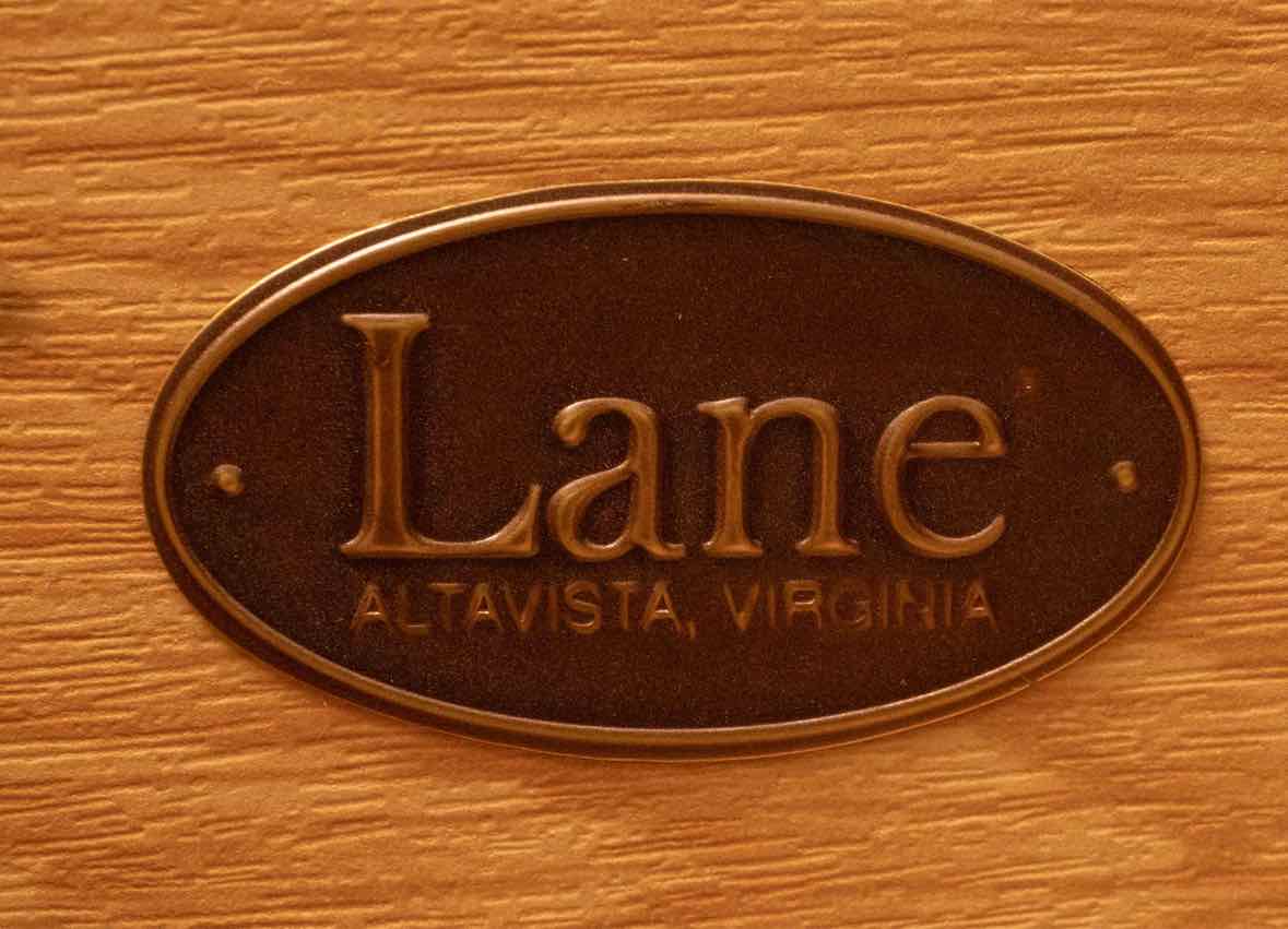 Lane Tiger Maple 2 Drawer File Cabinet (missing hanging rods)