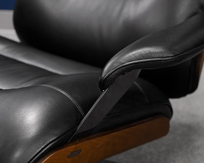 Roche Bobois Athea Swivel Chair and Ottoman