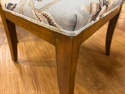 Set of 6 Floral Print Dining Chairs