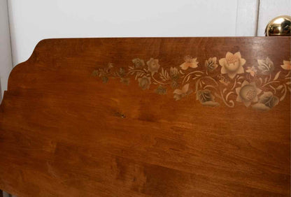Hitchcock Queen Maple Pineapple Post  Headboard