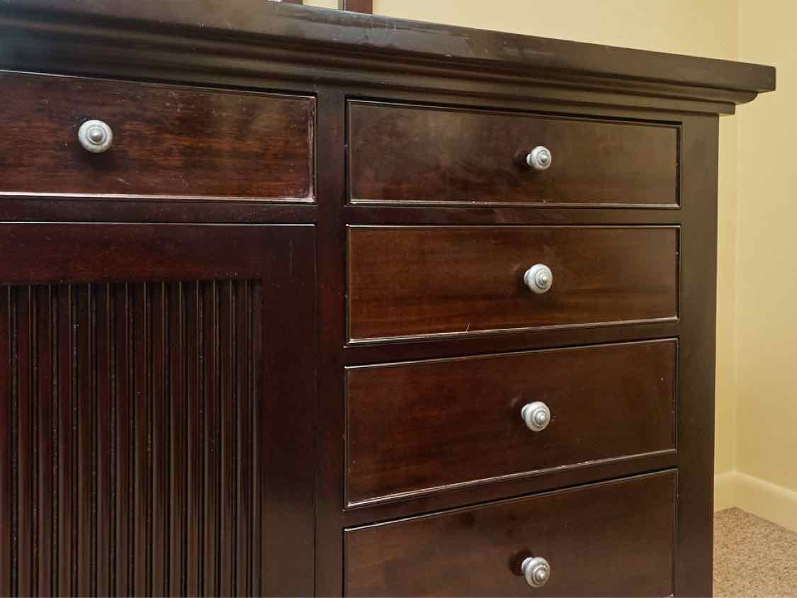 Ligna Espresso Finish 9 Drawer  Dresser