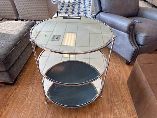 Worlds Away 3-Tier Side Table