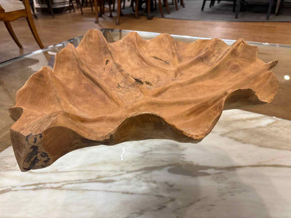 Decorative Carved Leaf Tray