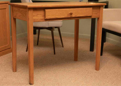 Honey Oak 1 Drawer Desk
