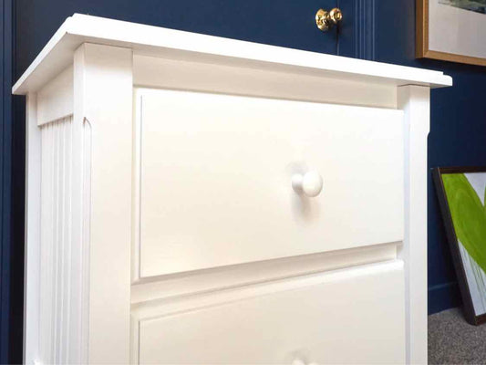 Pair of Maine Woodworks White Nightstands