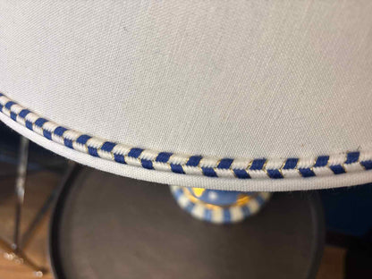 McKenzie Childs 'Royal Check'  Globe Table Lamp