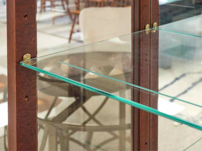 Jasper Cabinet Mahogany Lighted Curio Cabinet