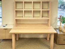 Custom Solid Limed Oak Two Piece Display Cabinet