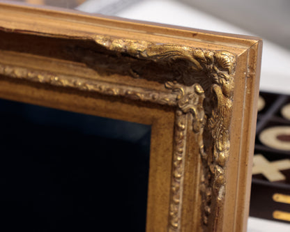 Baroque Style Gold Rectangular Mirror