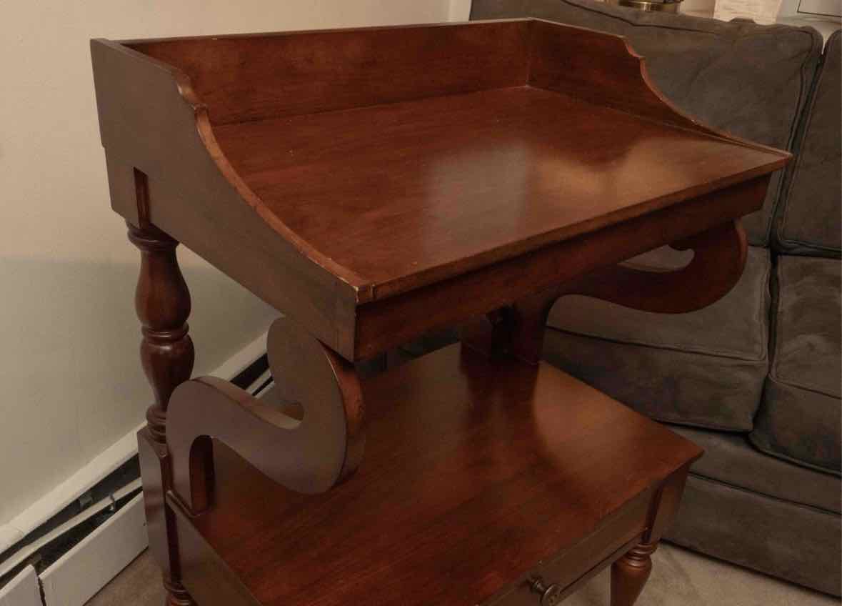 Lane Furniture 'Country Living' Cherry 2 Tier 1 Drawer Wash Stand Accent Table