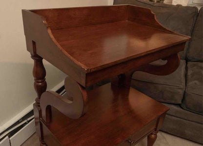 Lane Furniture 'Country Living' Cherry 2 Tier 1 Drawer Wash Stand Accent Table