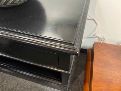 Pair of Pottery Barn Black Nightstands