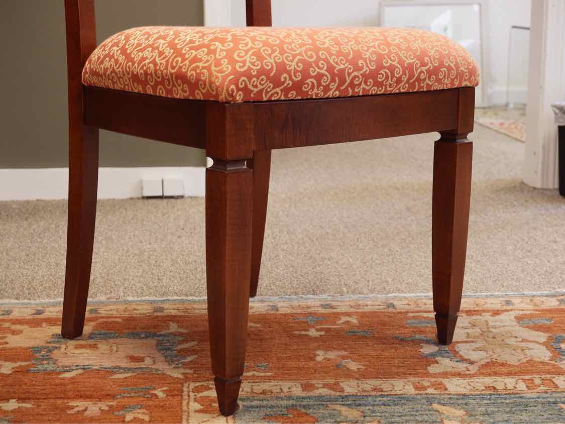 Saloom Cherry Oval  Dining Table with 6 Chairs
