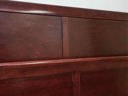 Dark Cherry Queen Sleigh Bed