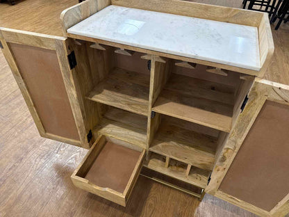 Powell 'Janie' Rattan Bar Cabinet