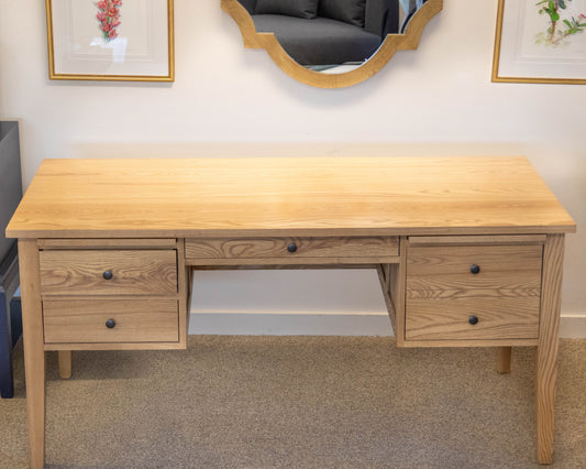 Gat Creek Atticus Desk in Ash with Classic Latte Finish
