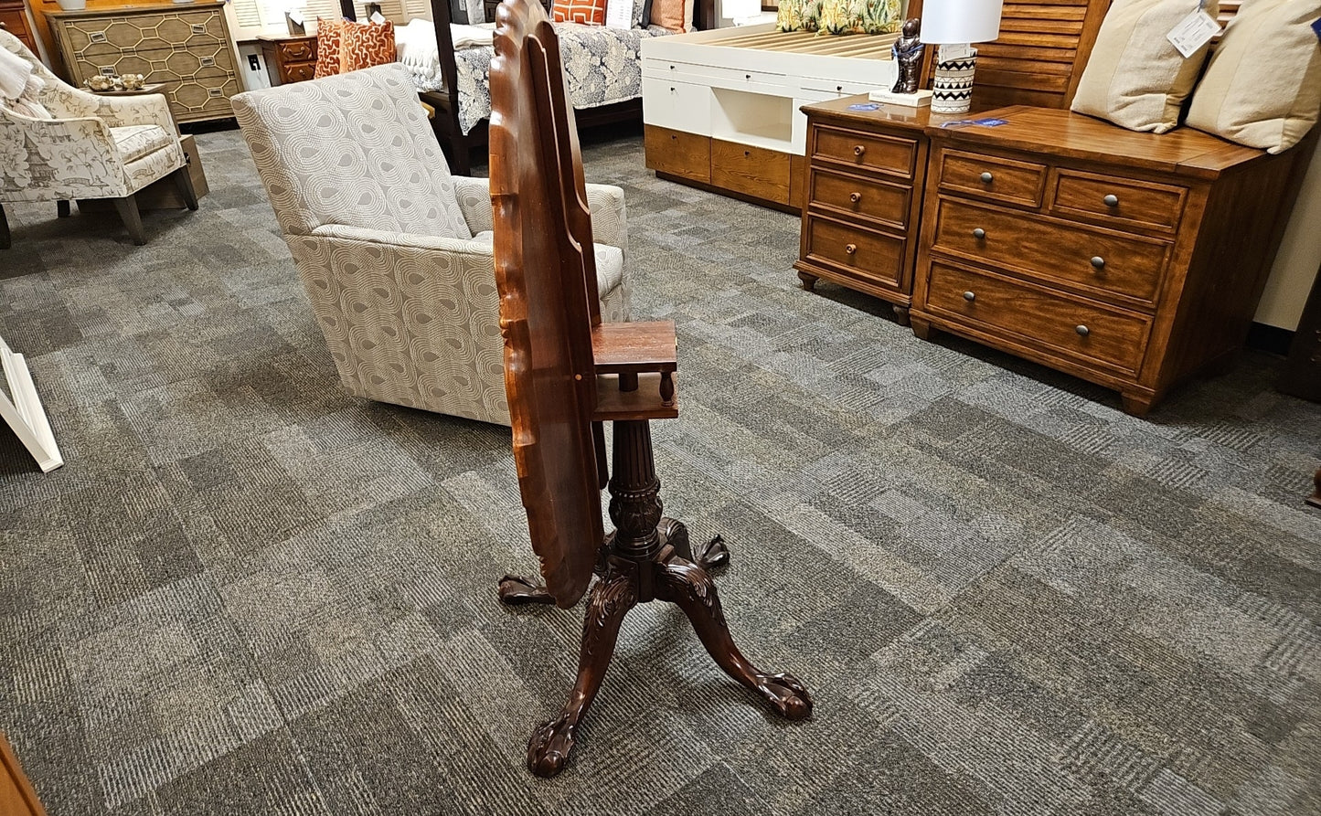 Mahogany Tilt Top Table