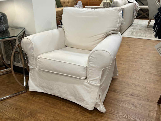 Pottery Barn 'Cameron' Slipcovered Chair