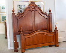 American Drew Carved Queen Bed in Cherry