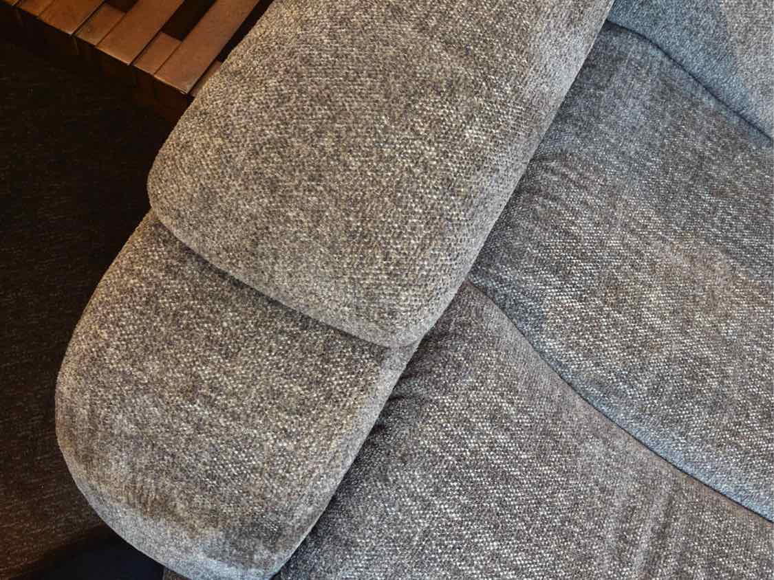 Power Recling Sofa in Grey Flex Micro Fiber