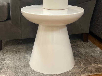 PB Kids 'Collins' White Lacquer Accent Table