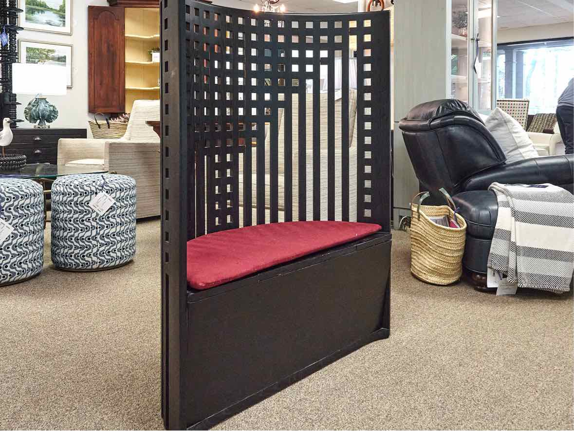 Macintosh ' Charles Rennie' Style Black Finish Chair