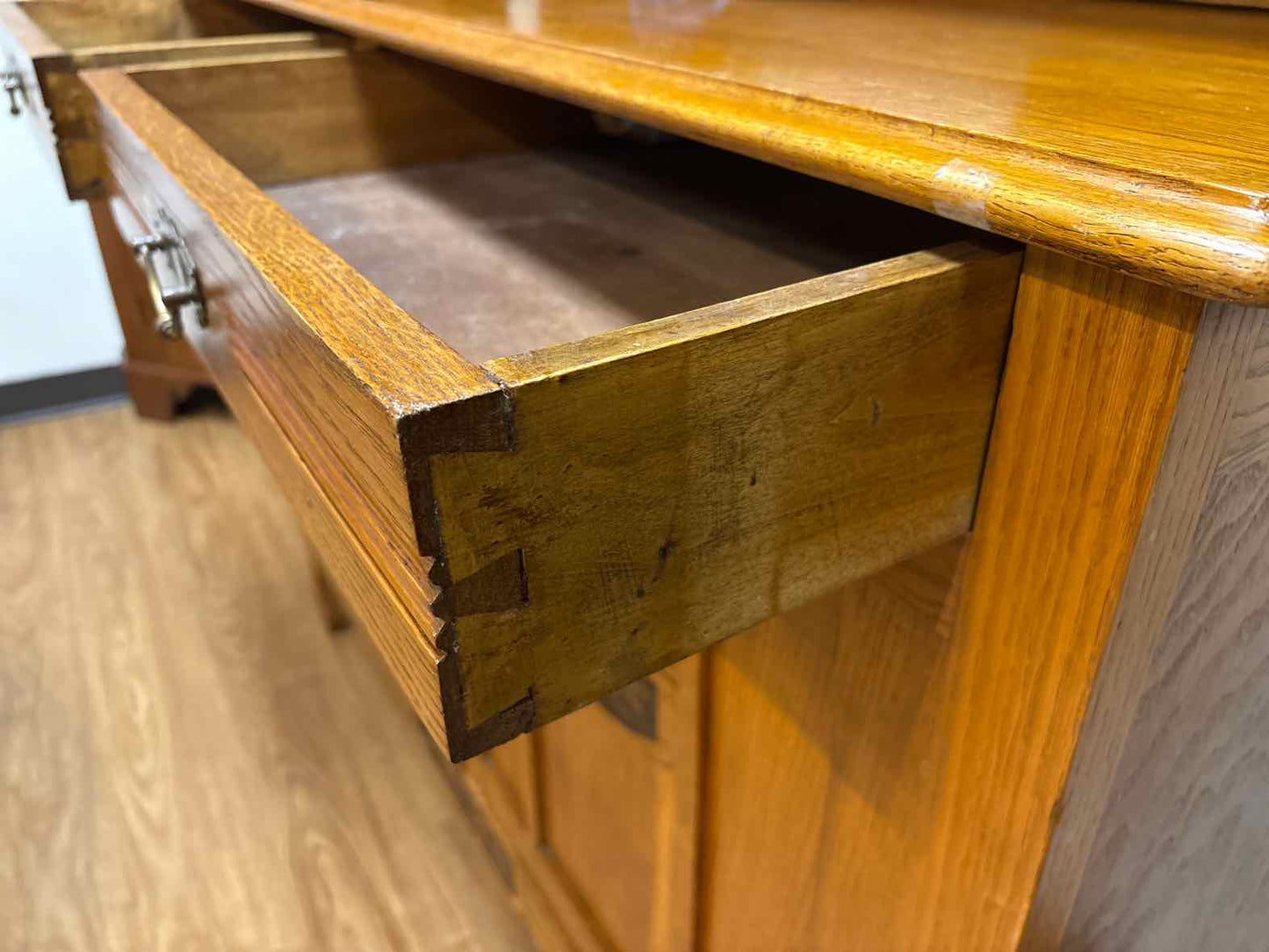 Nouveau-Style Console with Hutch