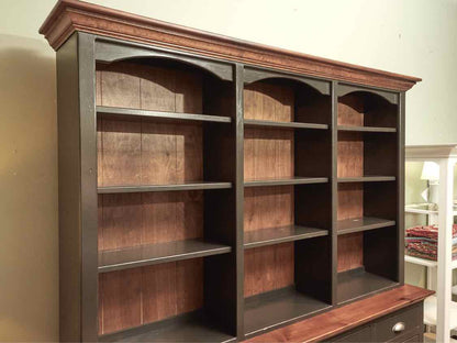 Huntington Furniture 'Antique Olive' Finish 3 Drawer 4 Door Hutch