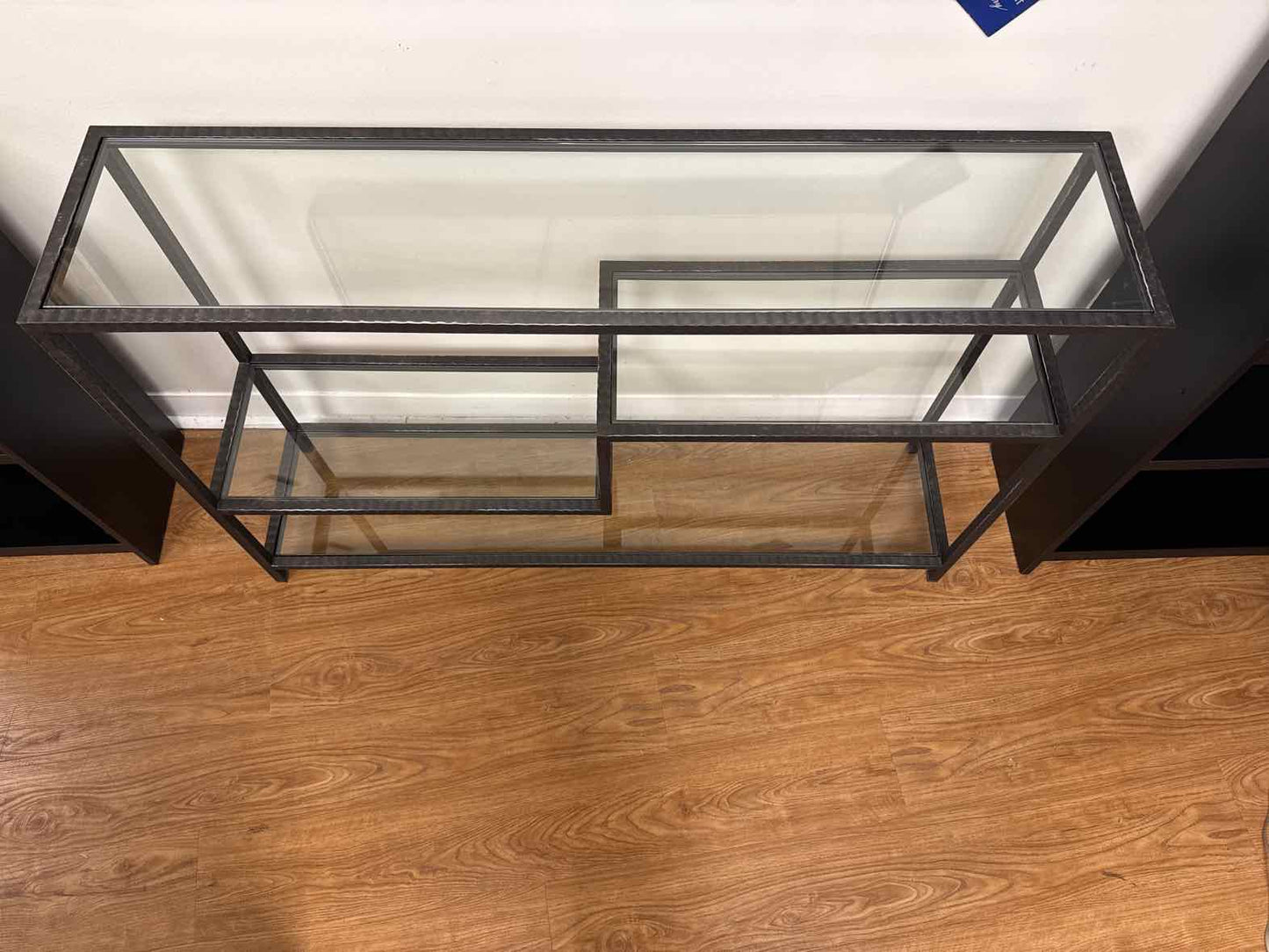 Uttermost 'Leo' Glass Top Console