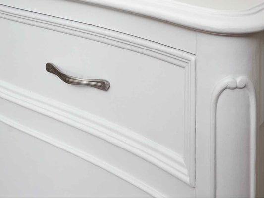 American Made 5 Drawer Chest in Wildwood White Finish