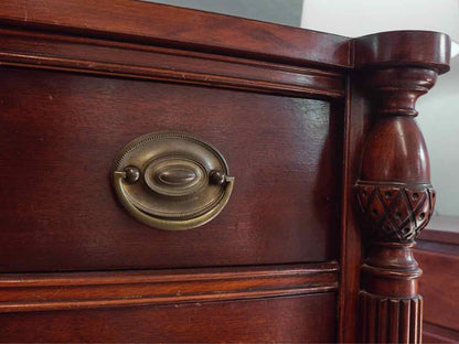 Mahogany Bowfront Five Drawer Chest