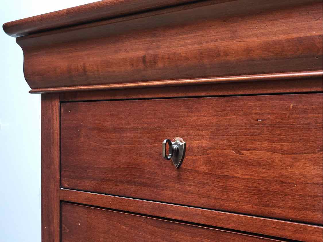 Nichols & Stone Cherry Louis Phillip 10 Drawer Chest