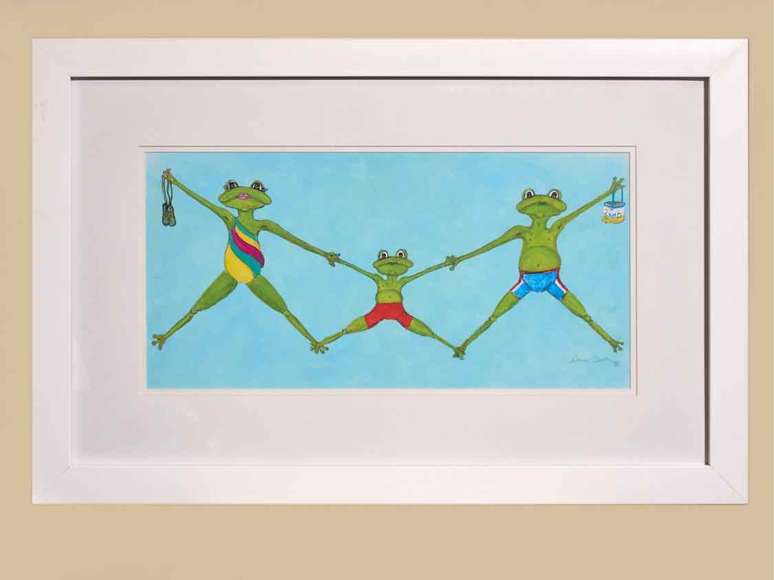 'Summer Splash II' Framed Print