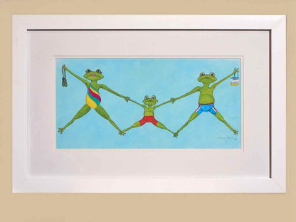 'Summer Splash II' Framed Print