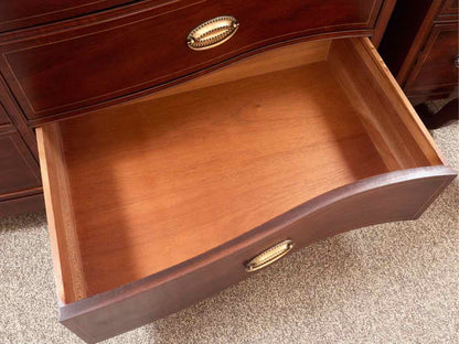 Henredon Serpentine Front Mahogany Dresser