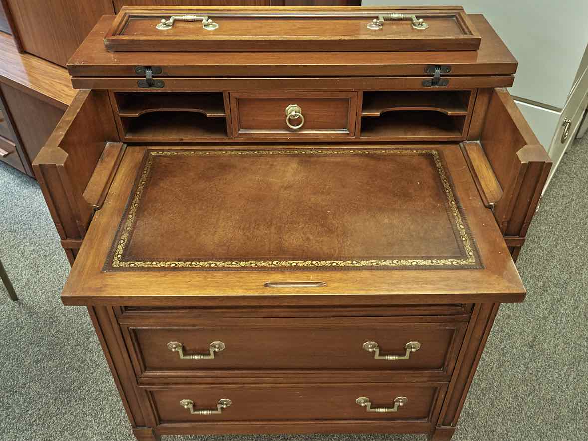 Hollywood Regency Mahogany Accent Chest