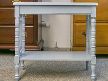 One Shelf Side Table in White Finish