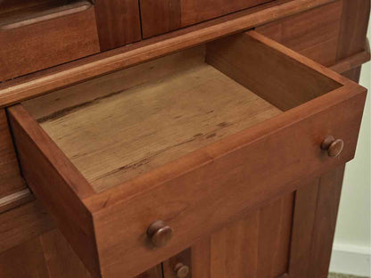 Bench Made Shaker Corner Cabinet in Solid Cherry