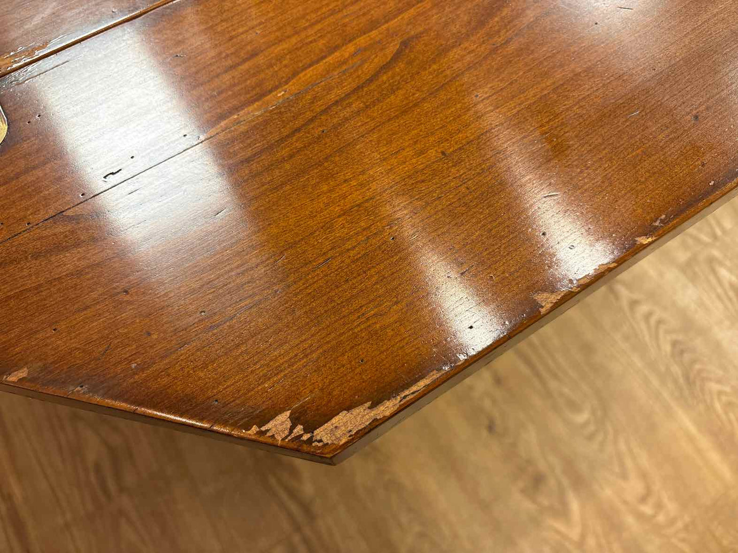 Italian Vintage Expanding Game Table w/ 4 Chairs