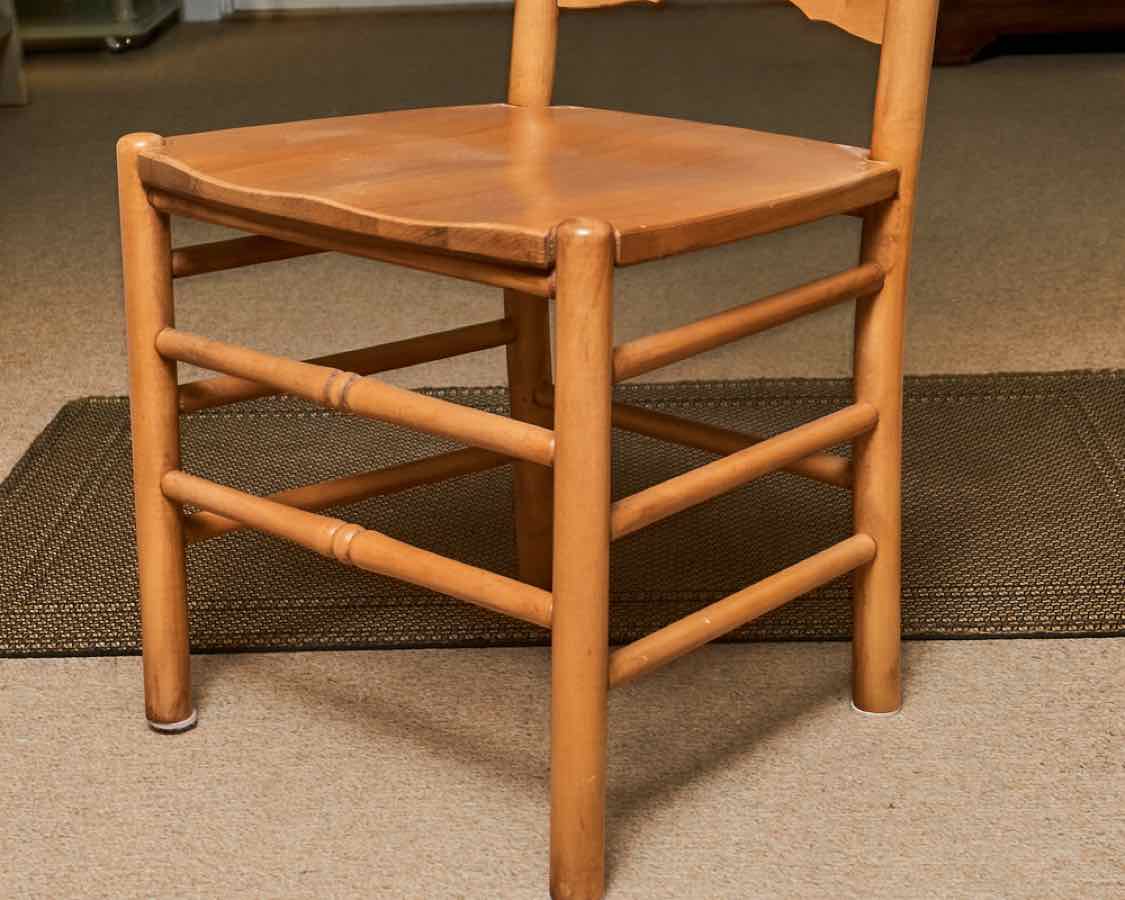 Cottage Home Maple Ladder Back  Dining Chair