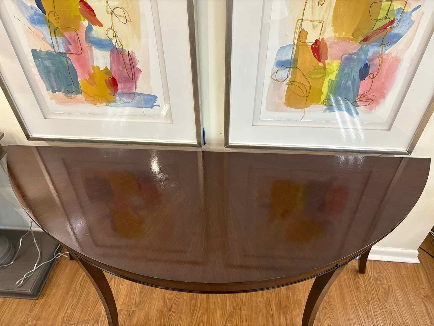 Nancy Corzine 'Andre' Demilune Table