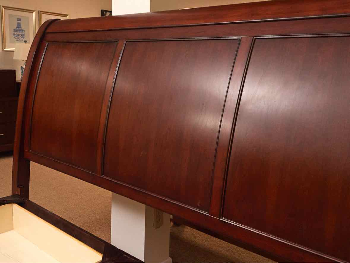 Aspen Home'Turner' Cherry Finish  2 Drawer Storage Sleigh  King Bed