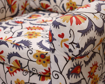 Crate & Barrel Custom Club Chair