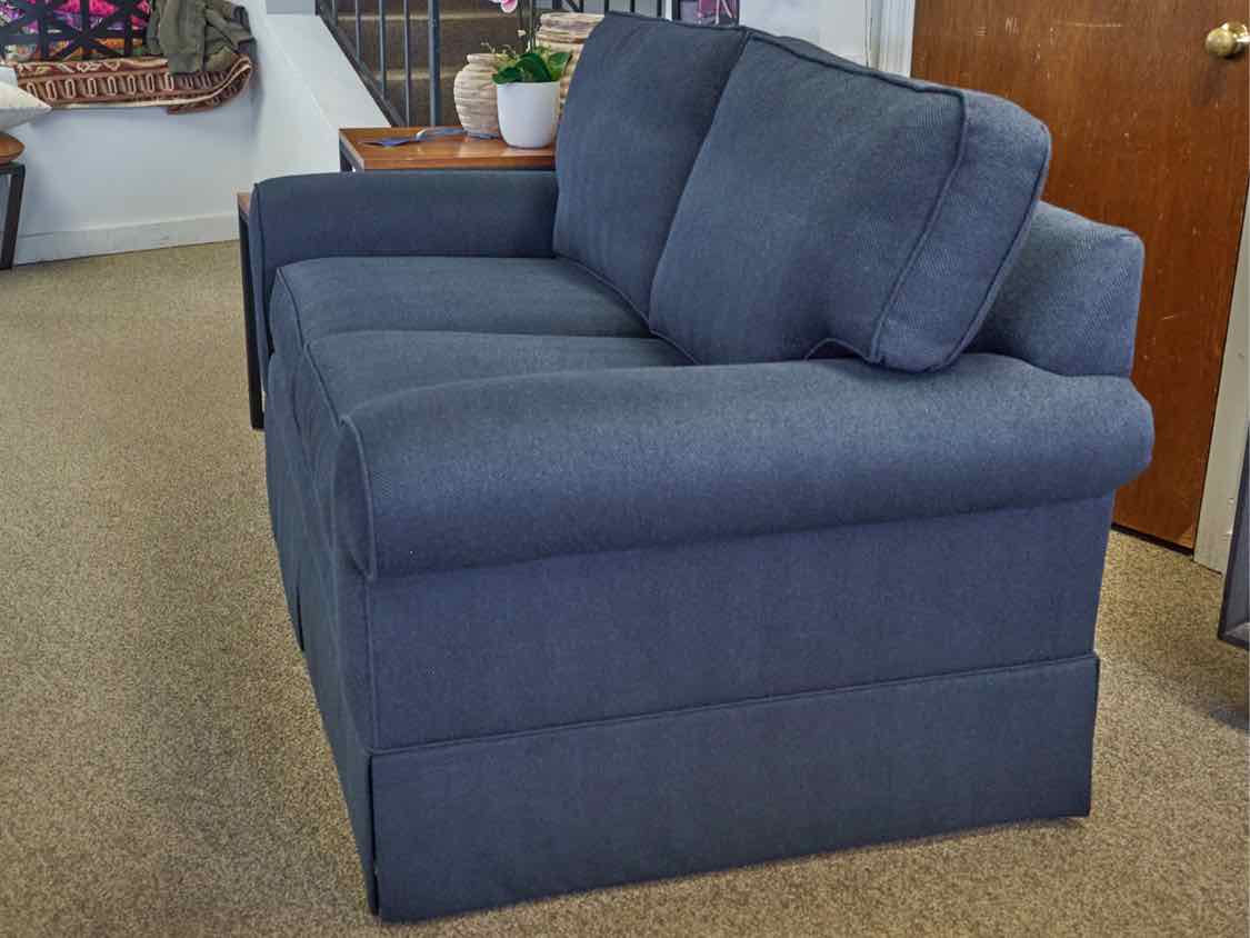 Ethan Allen 'Bennett' Roll Arm Loveseat