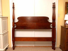 Eldred Wheeler Tiger Maple 4 Post  Queen Bed with Acorn Finals
